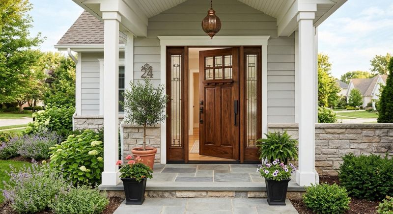 Entry Door Installation project example